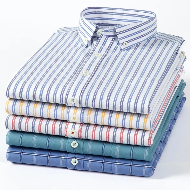 Oxford Cotton Casual Shirt Business - 2023 New Pure Cotton Oxford Men