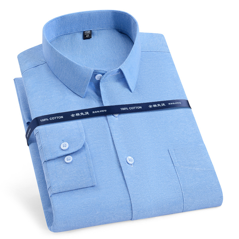 Oversize 11XL 10XL 9XL  Qualit - Oxford Cotton Casual Shirt Business 评论和价格