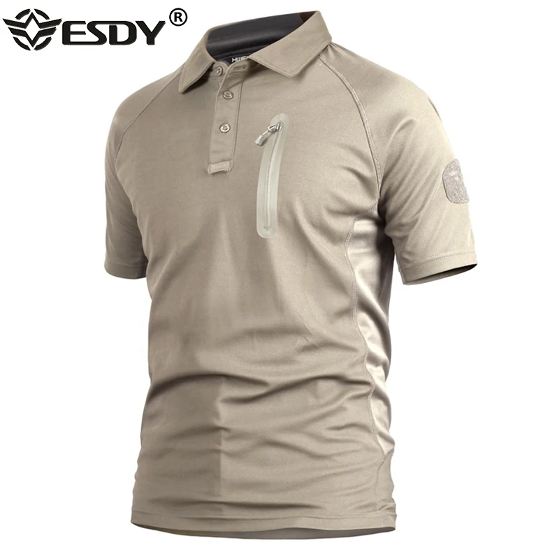 2025 Summer Mens Short Long Sl - Tactical Military Shirt Cargo 评论和价格