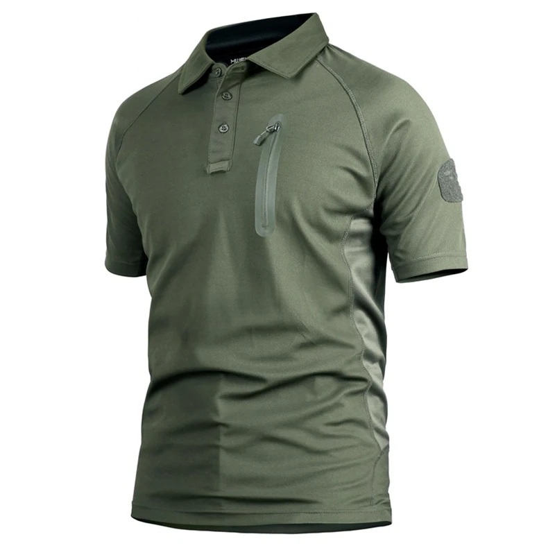 2025 Summer Mens Short Long Sl - Tactical Military Shirt Cargo 评论和价格