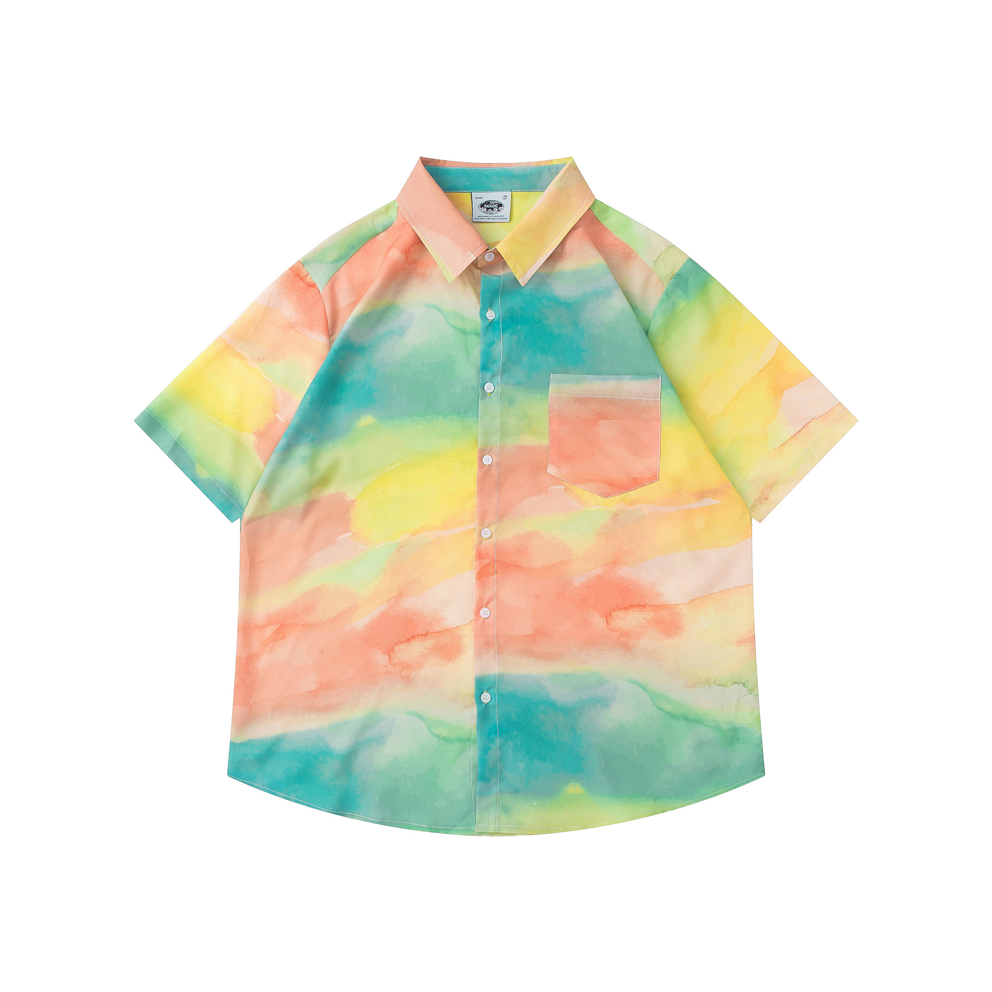 Vintage Floral Print Loose Sho - Vintage Hawaiian Floral Shirt 评论和价格