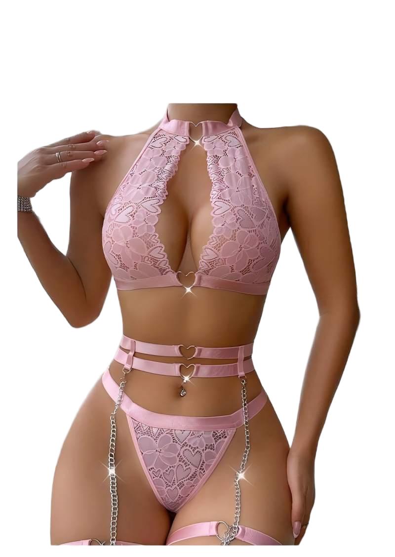 Sexy Lingerie Set Push Up Lace - Underwear 评论和价格