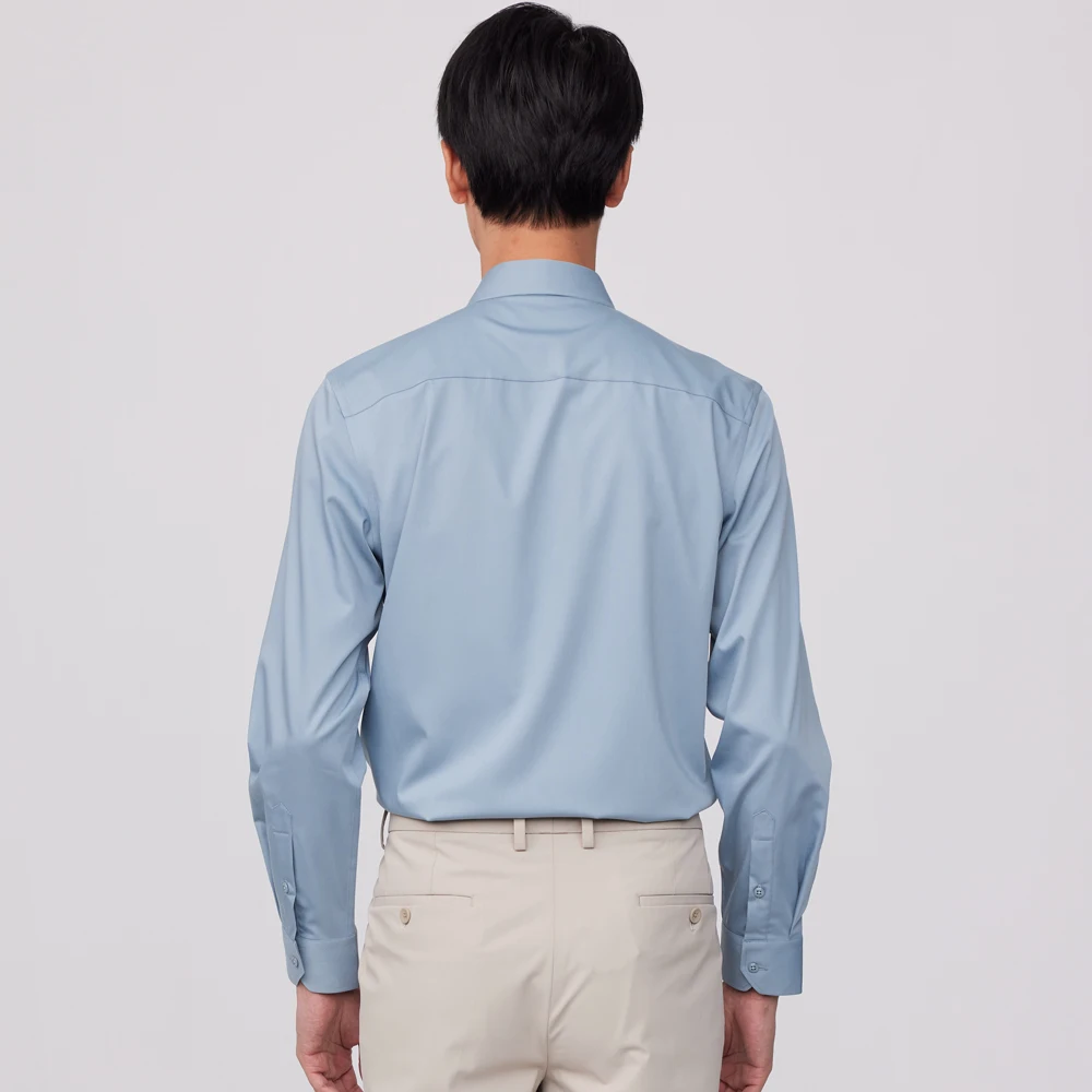 Men's Business Non-Iron Shirt  - Breathable Bamboo Fiber Shirt Non Iron 评论和价格