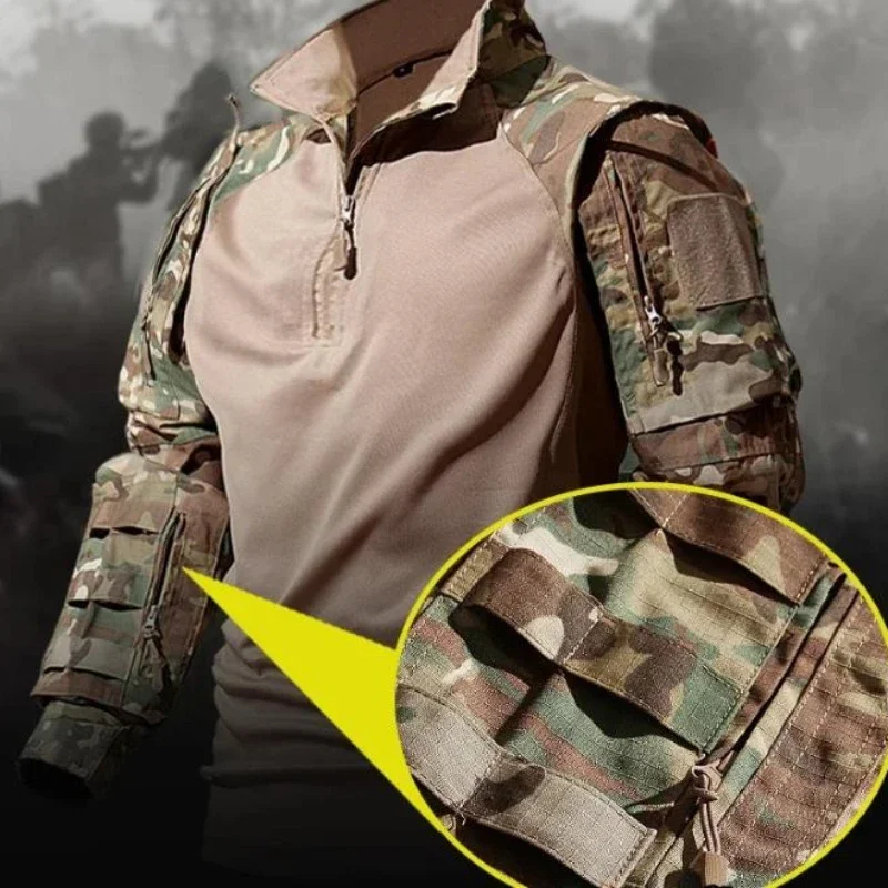 New Tactical Shirt Suit Men Ai - Tactical Military Shirt Cargo 评论和价格