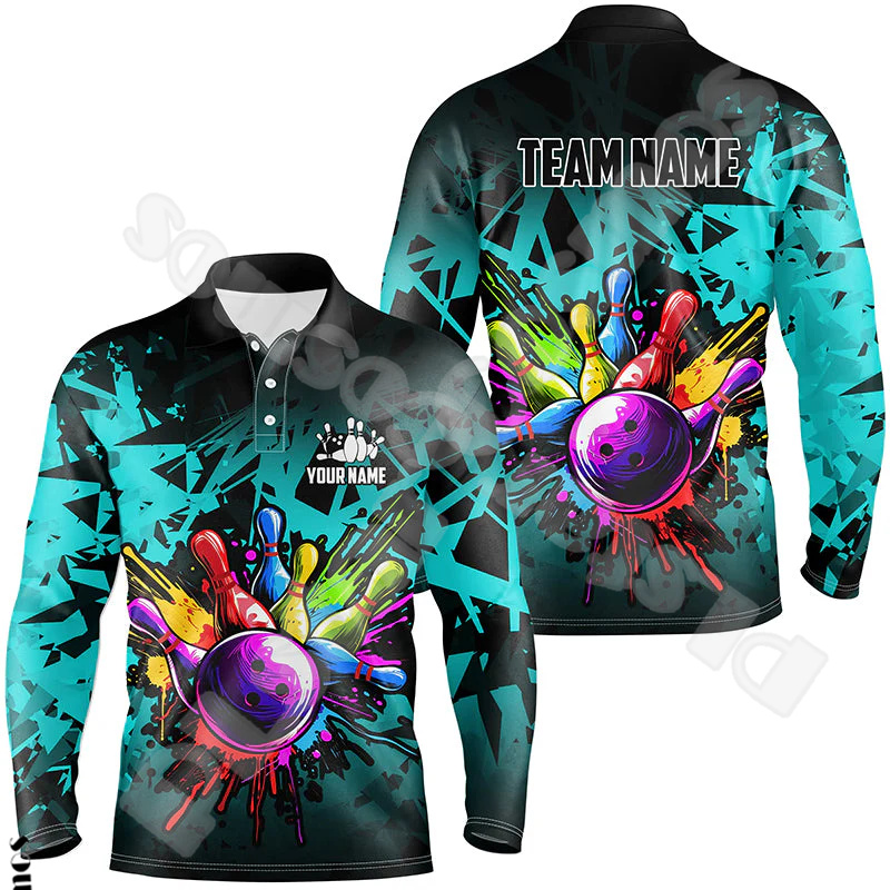 Custom Name Strike Bowling Pla - Short Sleeve Bowling Shirt Retro 评论和价格