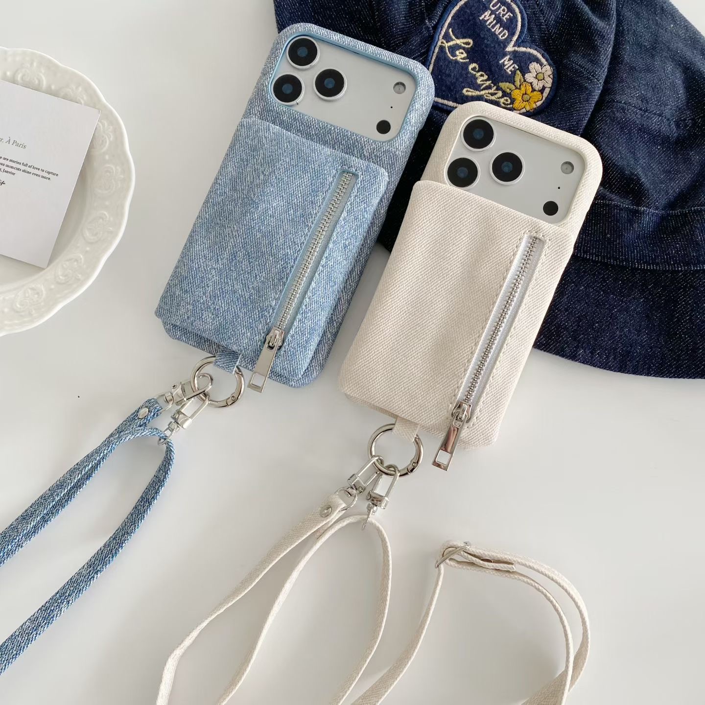 Jeans zipper money wallet card - Jeans 评论和价格