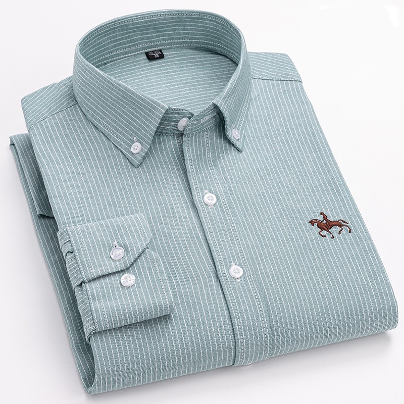 Quality 100% Cotton Oxford Shi - Oxford Cotton Casual Shirt Business 评论和价格