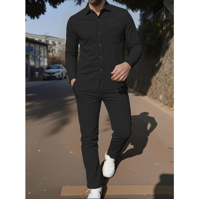 Men's Corduroy Button Up Shirt - Corduroy Button Up Shirt Men 评论和价格