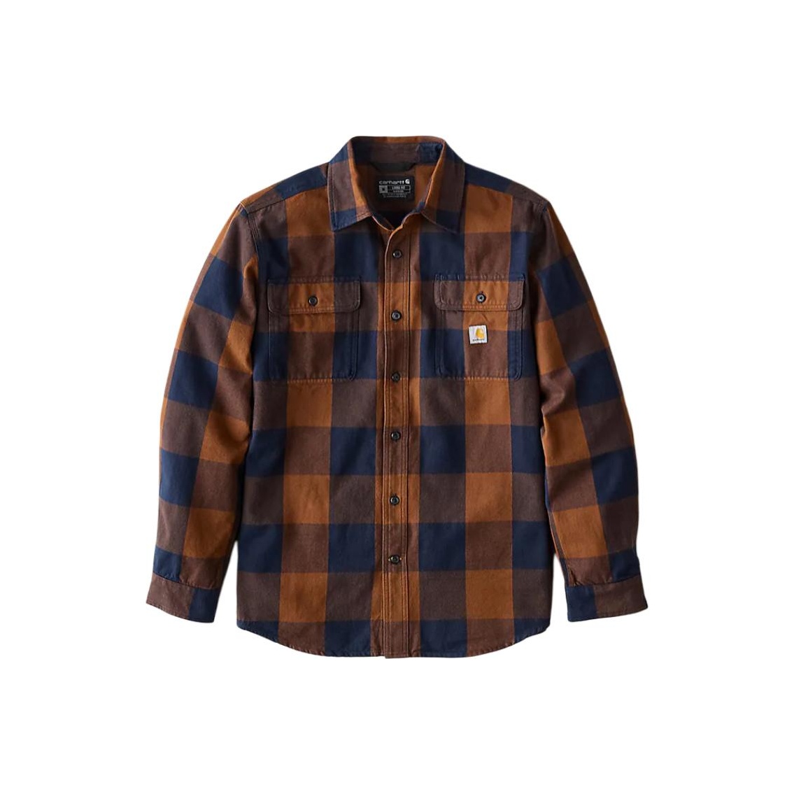 Carhartt FW25 107013 Loose Fit - Flannel Plaid Shirt Heavy Weight 评论和价格