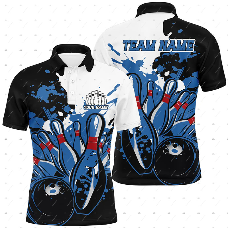 Custom Name Bowling Skull Flam - Short Sleeve Bowling Shirt Retro 评论和价格
