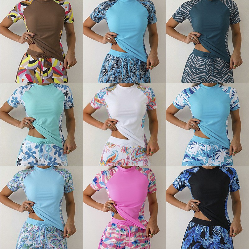 Woman Tankini With Shorts Crop - Shorts 评论和价格