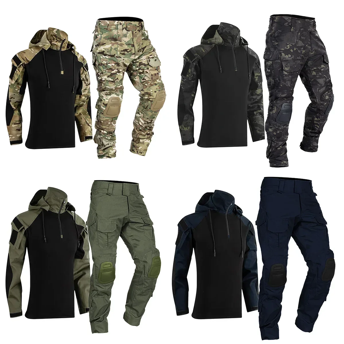 Men Tactical Uniform Milit Out - Tactical Military Shirt Cargo 评论和价格